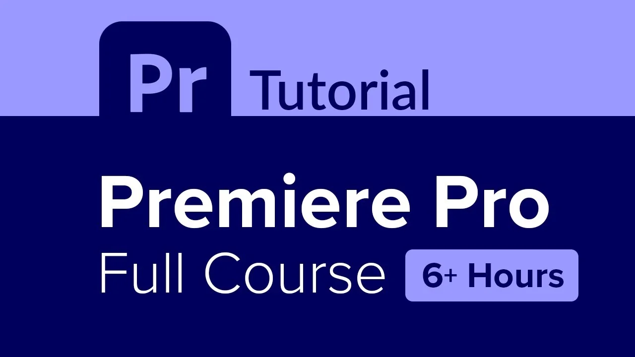 [Language 🇺🇸] Premiere Pro Full Course Tutorial (6+ Hours)