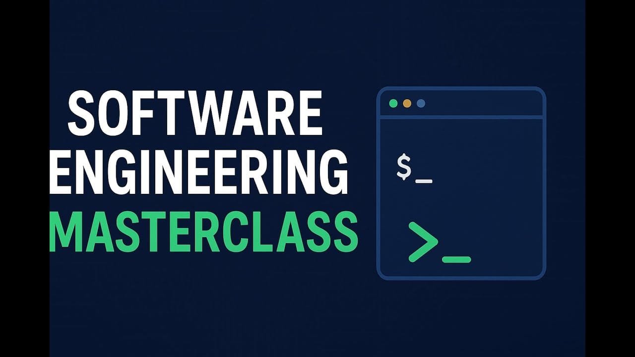 [Language 🇺🇸] Software Engineering Masterclass: Everything You Need To Know