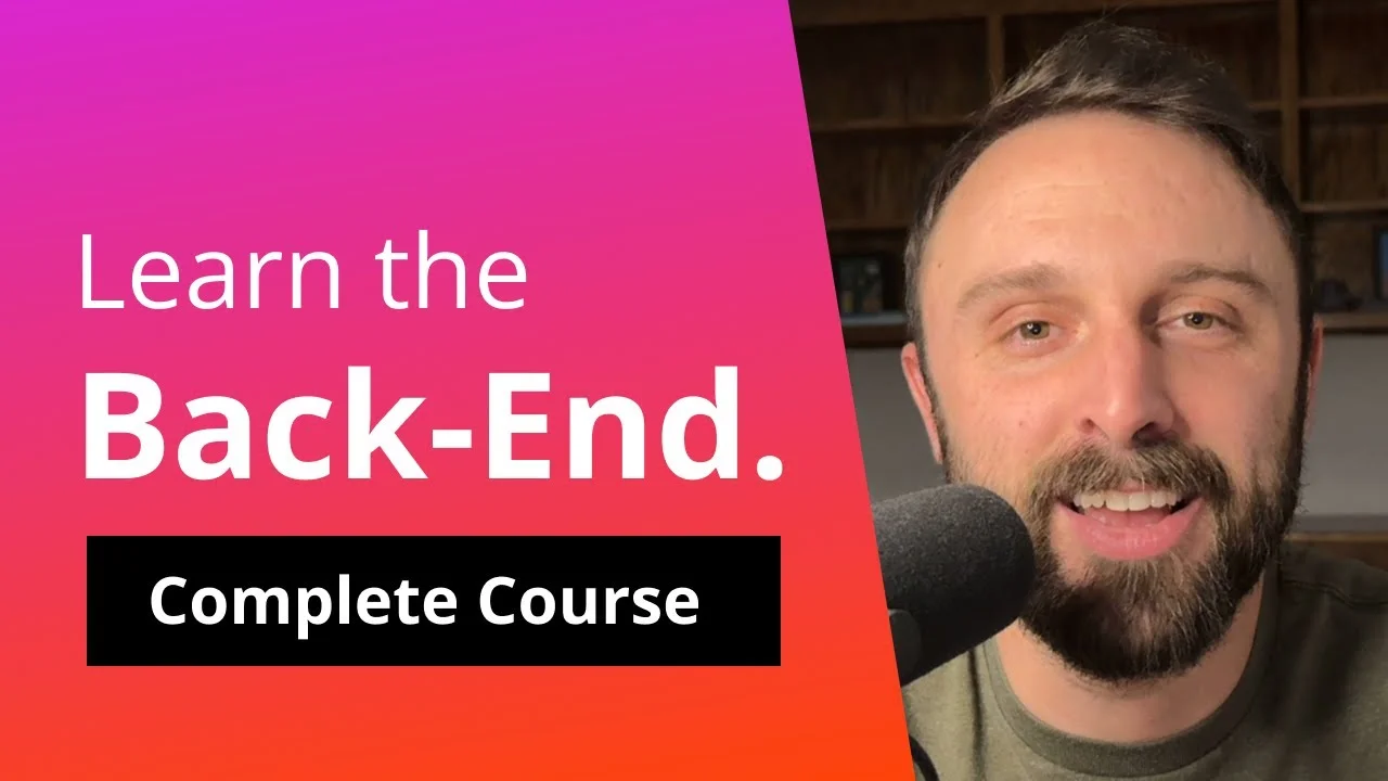 [Language 🇺🇸]Back-End Web Development (Tutorial for Beginners)