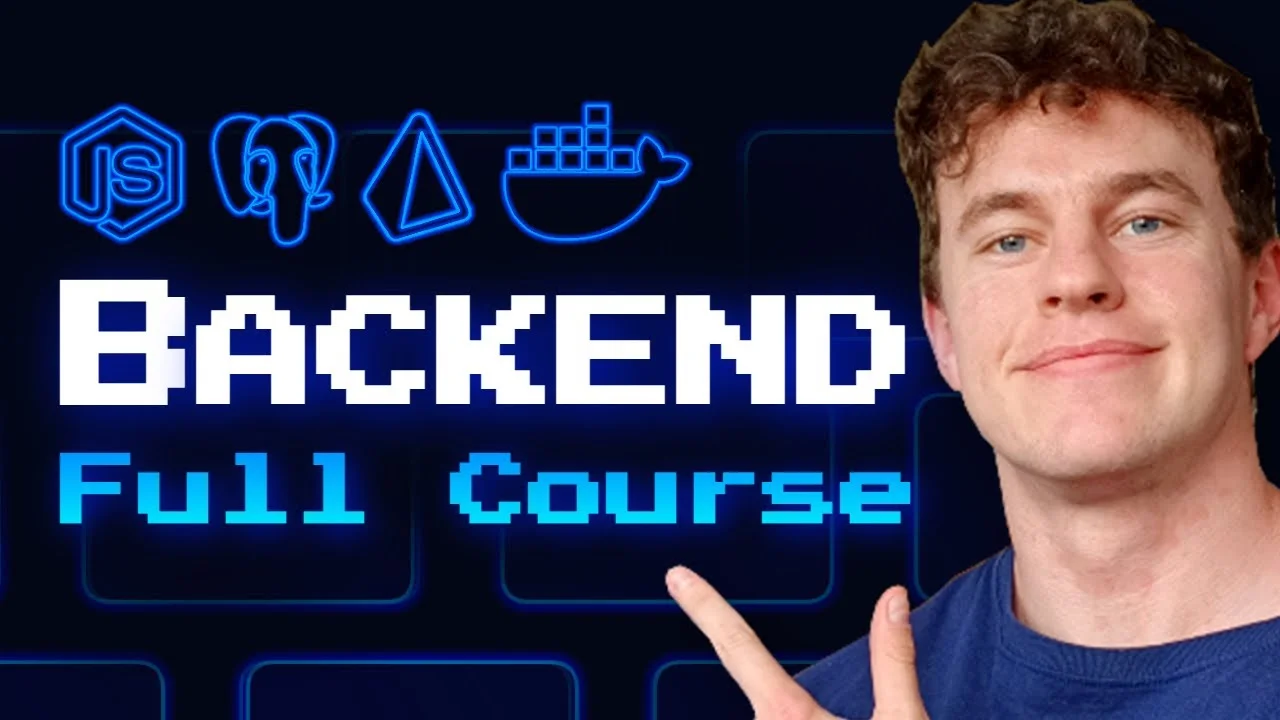 [Language 🇺🇸]Backend Full Course | NodeJS ExpressJS PostgreSQL Prisma & Docker