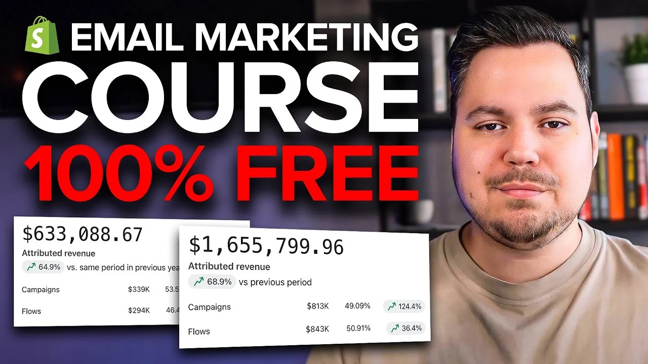 [Language 🇺🇸]Klaviyo Email Marketing FULL COURSE 2025 ($300M Generated for Shopify eCommerce)