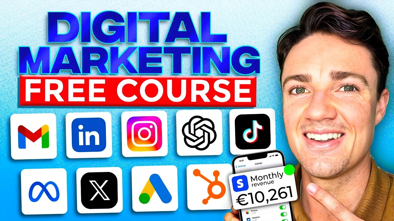[Language 🇺🇸] Digital Marketing Agency Course for 2025 (8 Hours)
