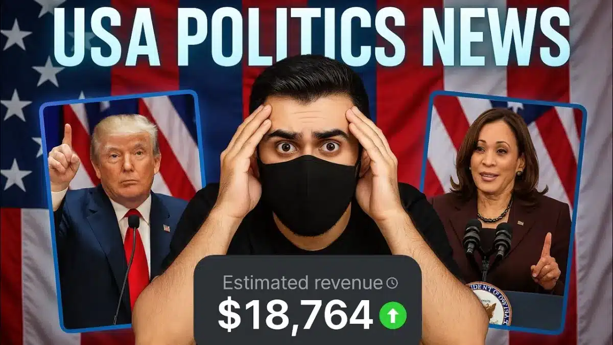 🇮🇳 How I Made $18,764 with Viral USA Politics News Niche Using AI (Step-by-Step Guide)