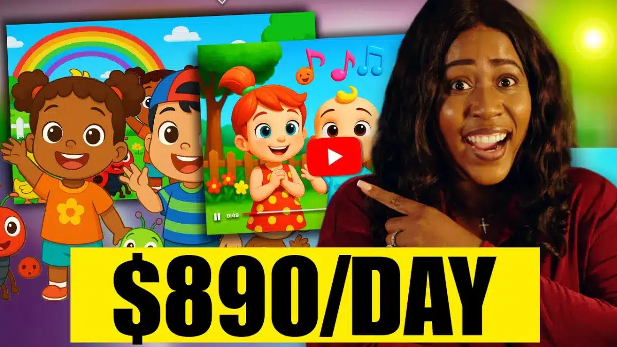 🇺🇸 Make $890/Day Posting Faceless AI Kids Songs