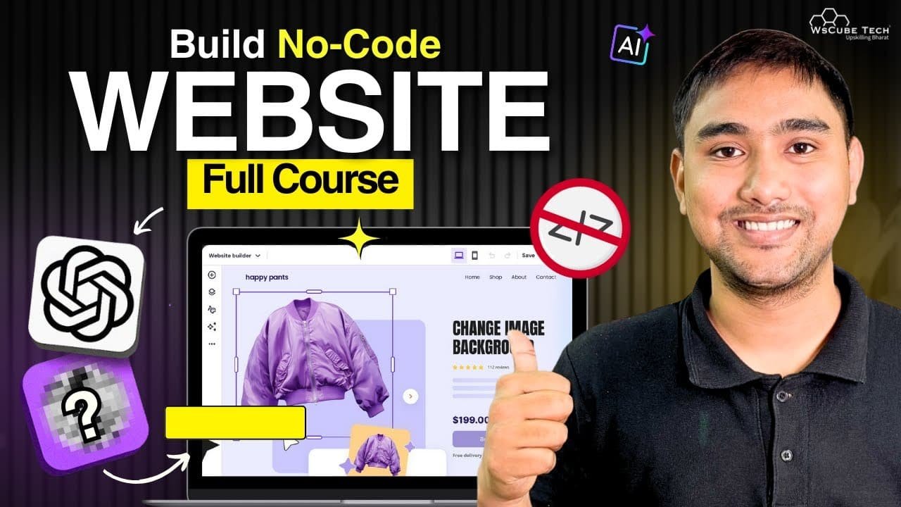 🇮🇳 The LAZIEST Way to Build AI Website without Coding & Make Money (Full Course)