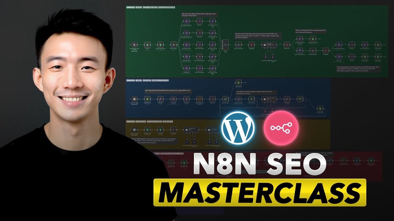 n8n SEO Masterclass: From Keywords Research To Auto-Publish To WordPress (All On Autopilot)