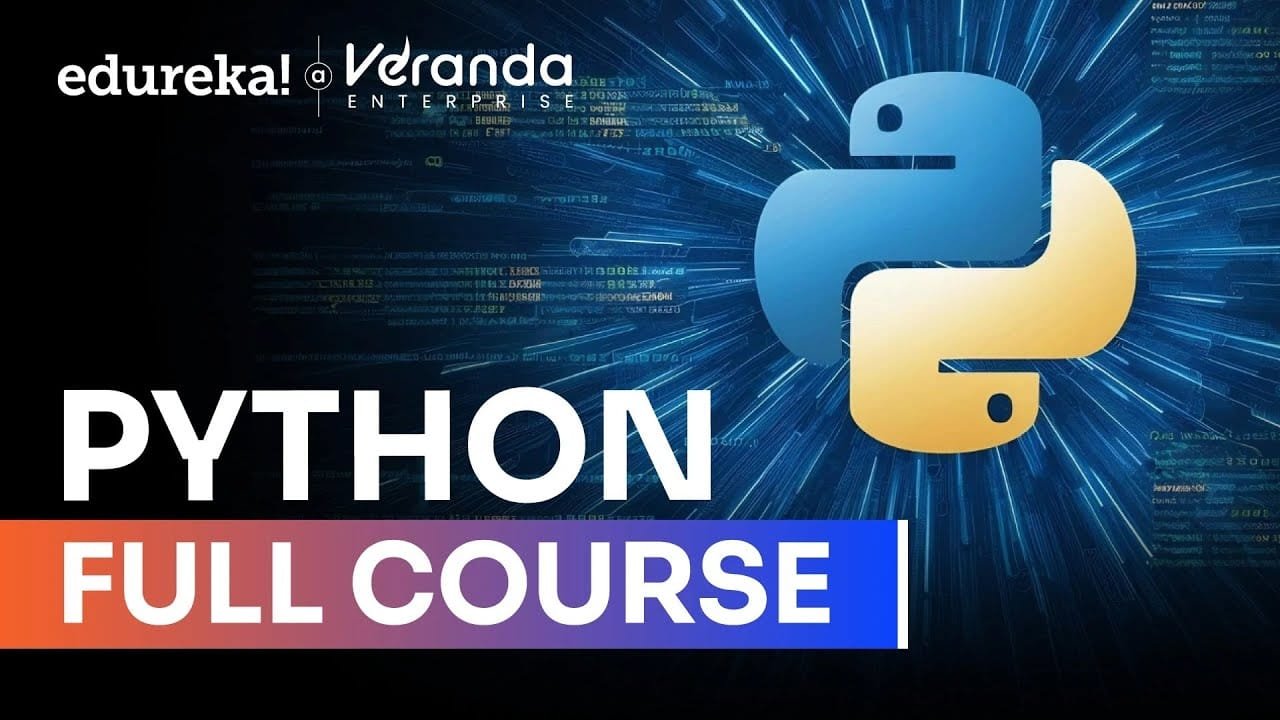 [🇺🇸]Python Full Course 2025 | Python for Beginners | Best Python Course with Examples | Edureka