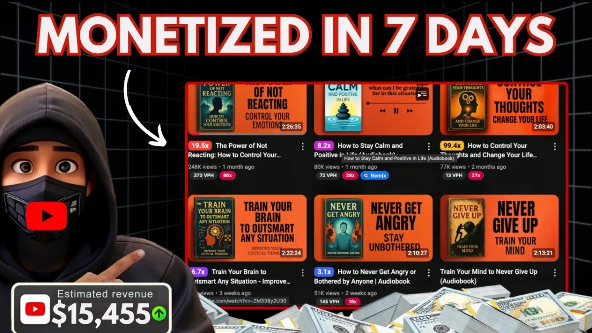 🇺🇸 NEW $10K/Mo Niche This AI Audiobook Channel is Monetized (Replicate their 5-Step Blueprint now)