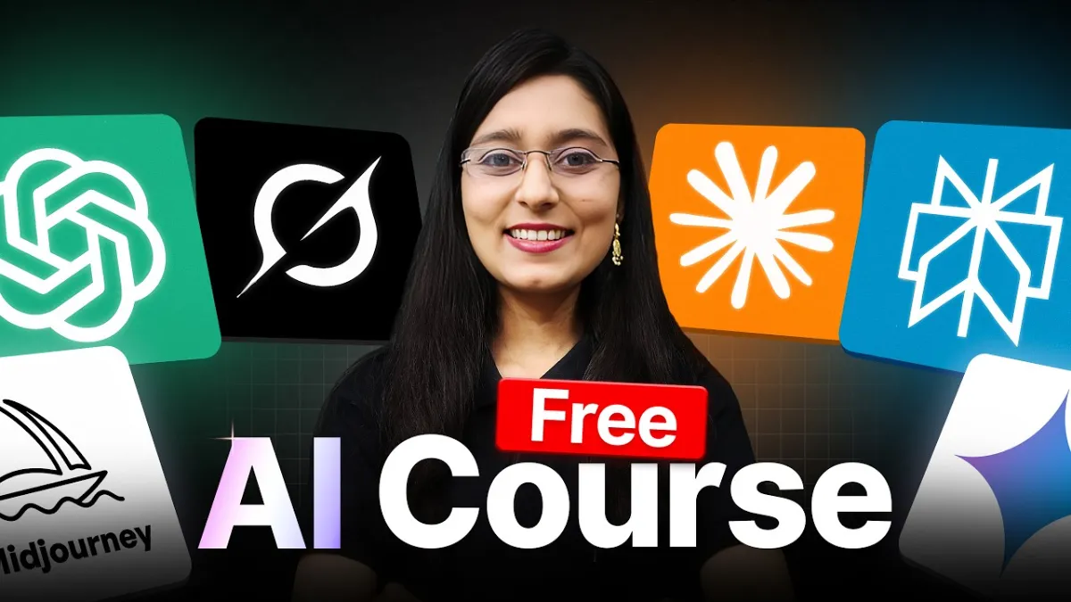 🇮🇳 Artificial Intelligence Full Course (Free) | Master AI Tools & Core Concepts