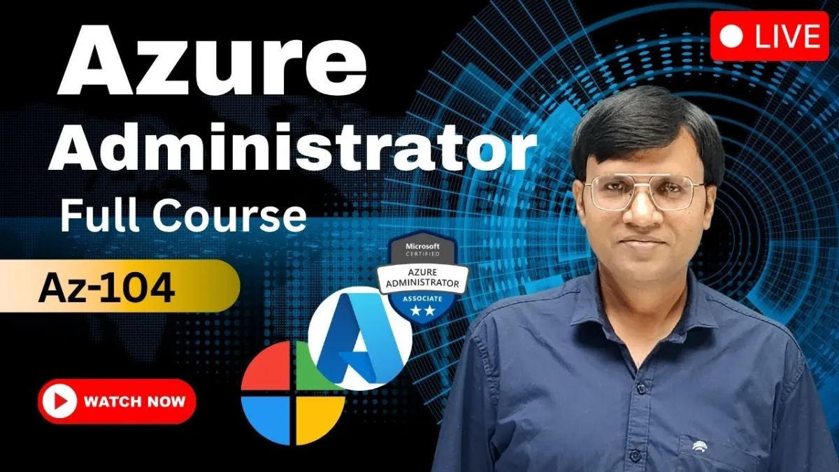 🇮🇳 Azure Administrator Full Course (AZ-104) Become Cloud Eng 2025