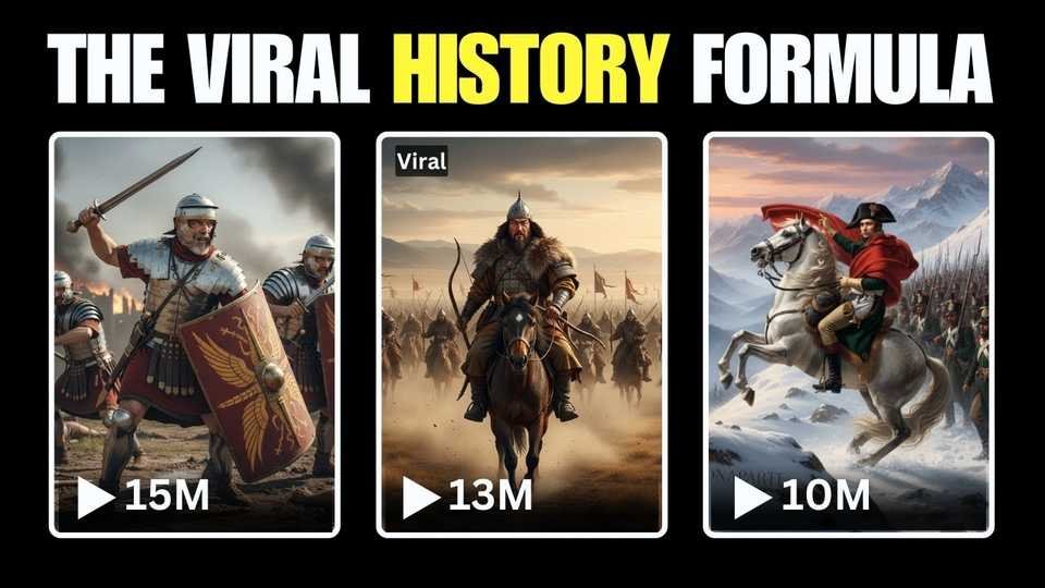 🇺🇸 I Created a VIRAL History Video with AI in minutes (Farzan Films and The AI Historian Style)