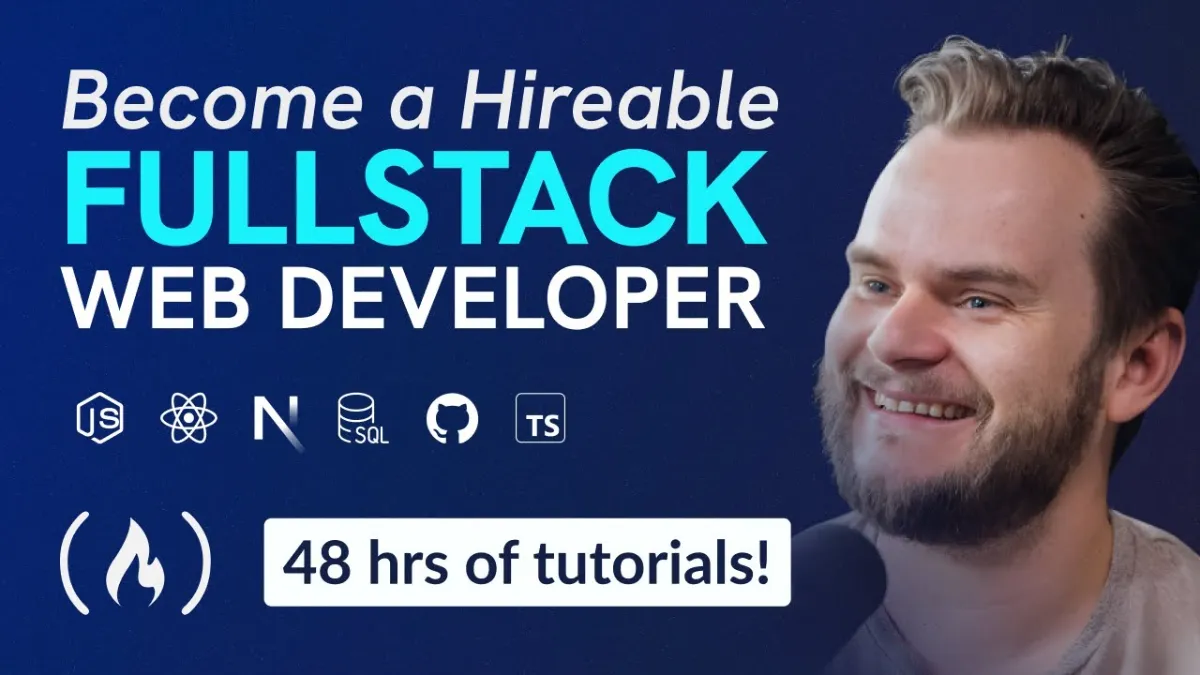 🇺🇸 Become a Fullstack Developer from Scratch – Full Beginner’s Tutorial
