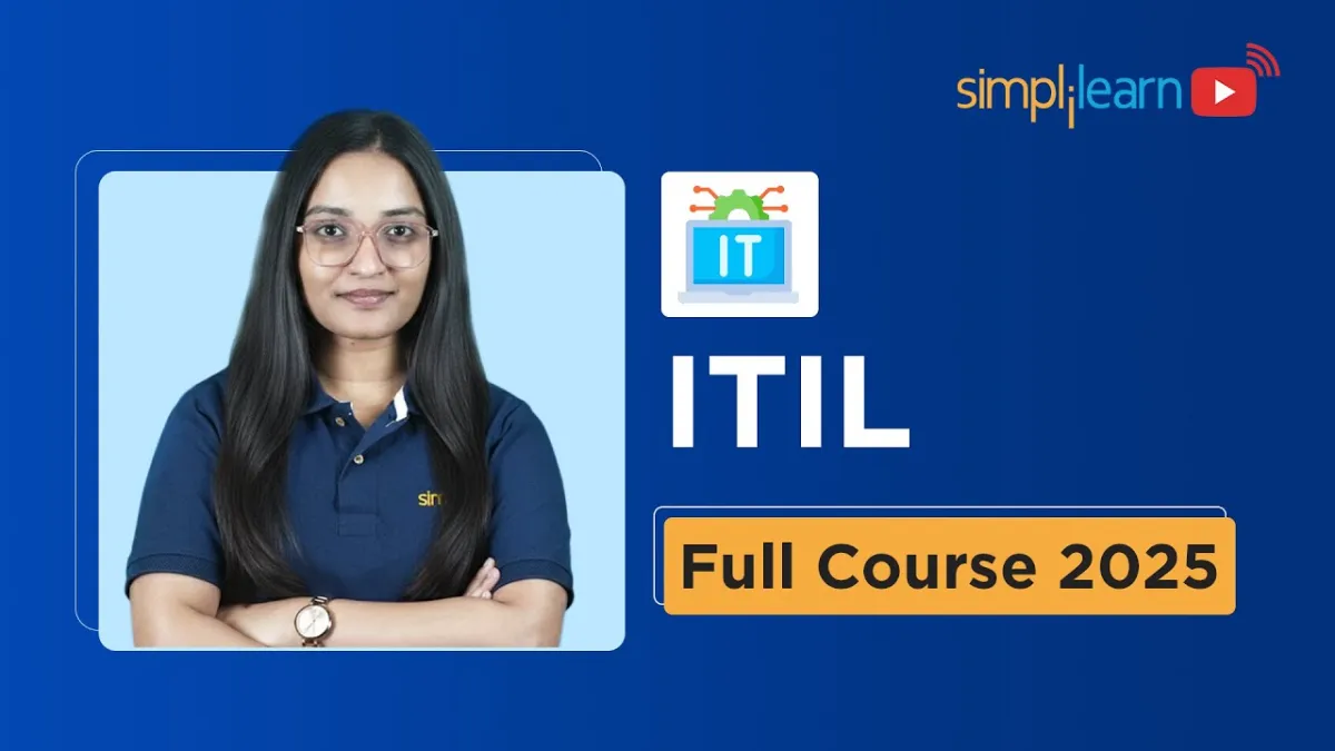 🇺🇸 ITIL Full Course 2025 | ITIL 4 Foundation Course | ITIL Tutorial For Beginners