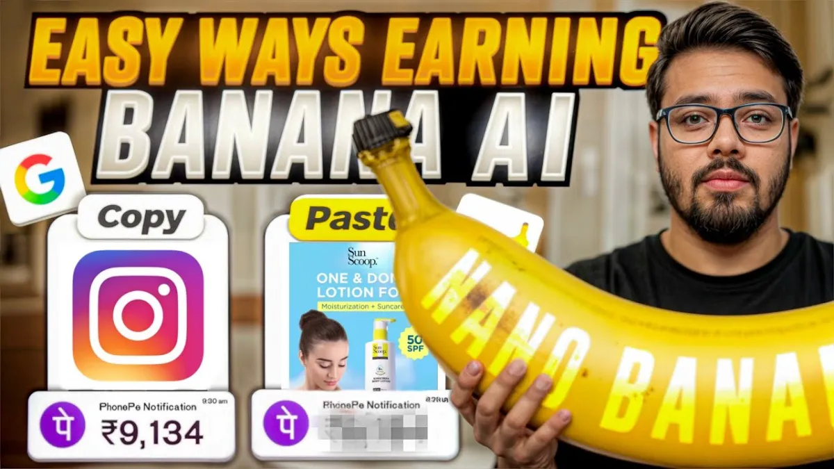 🇮🇳 Nano banana and Instagram Easy money making method || earn money with google nano banana