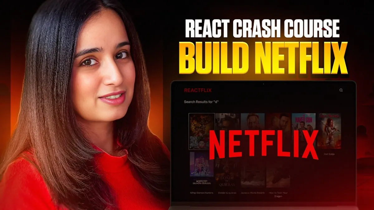 🇺🇸 React 2025 Full Course – Build a Netflix Clone with Tailwind, TanStack & Zustand