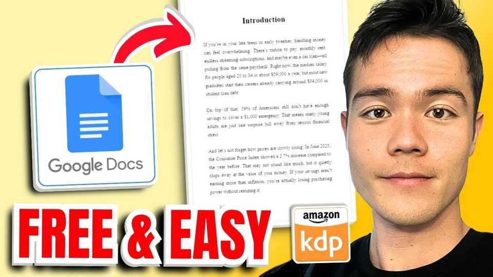 🇺🇸 How to Format a Book for FREE in Google Docs for Amazon KDP