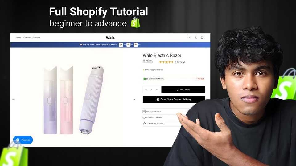 🇮🇳 Full Shopify Store Setup Beginner to Advance | Full Course