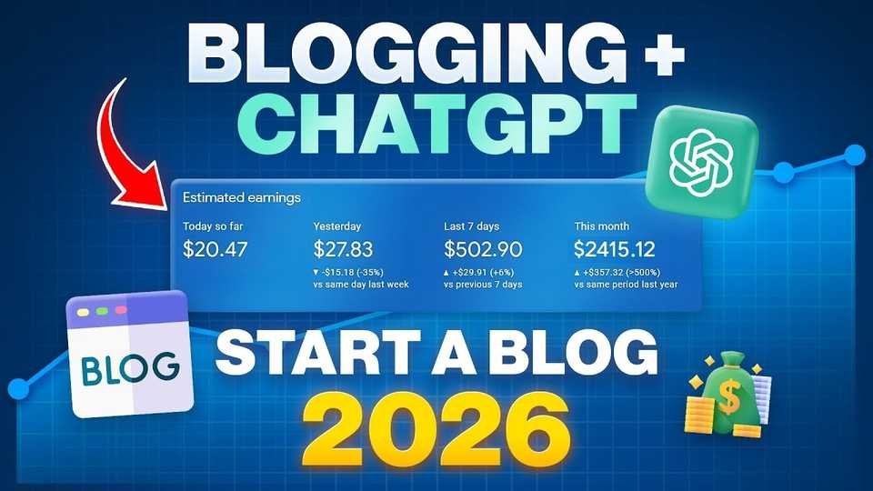 🇺🇸 How to Start a Blog in 2026 with AI (Step-by-Step Full Course)
