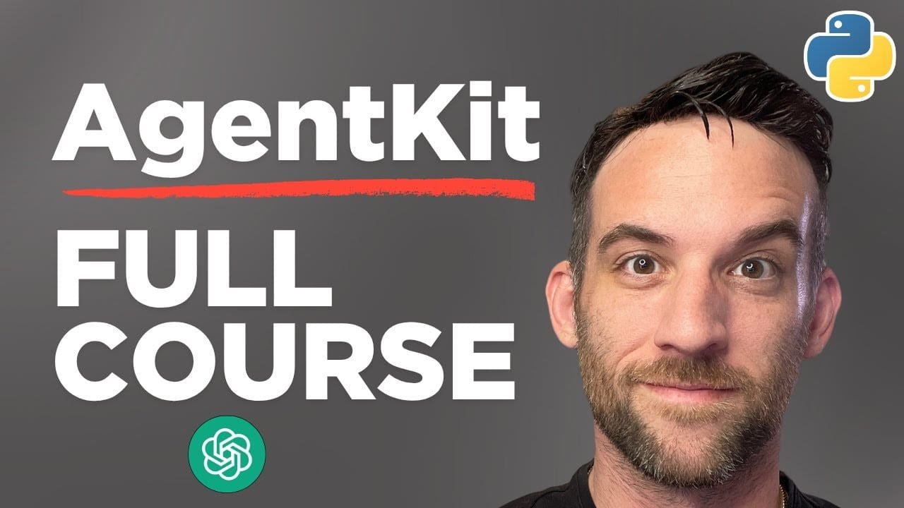 🇺🇸 OpenAI AgentKit Full Beginner Course (ChatKit, AgentBuilder, Local)