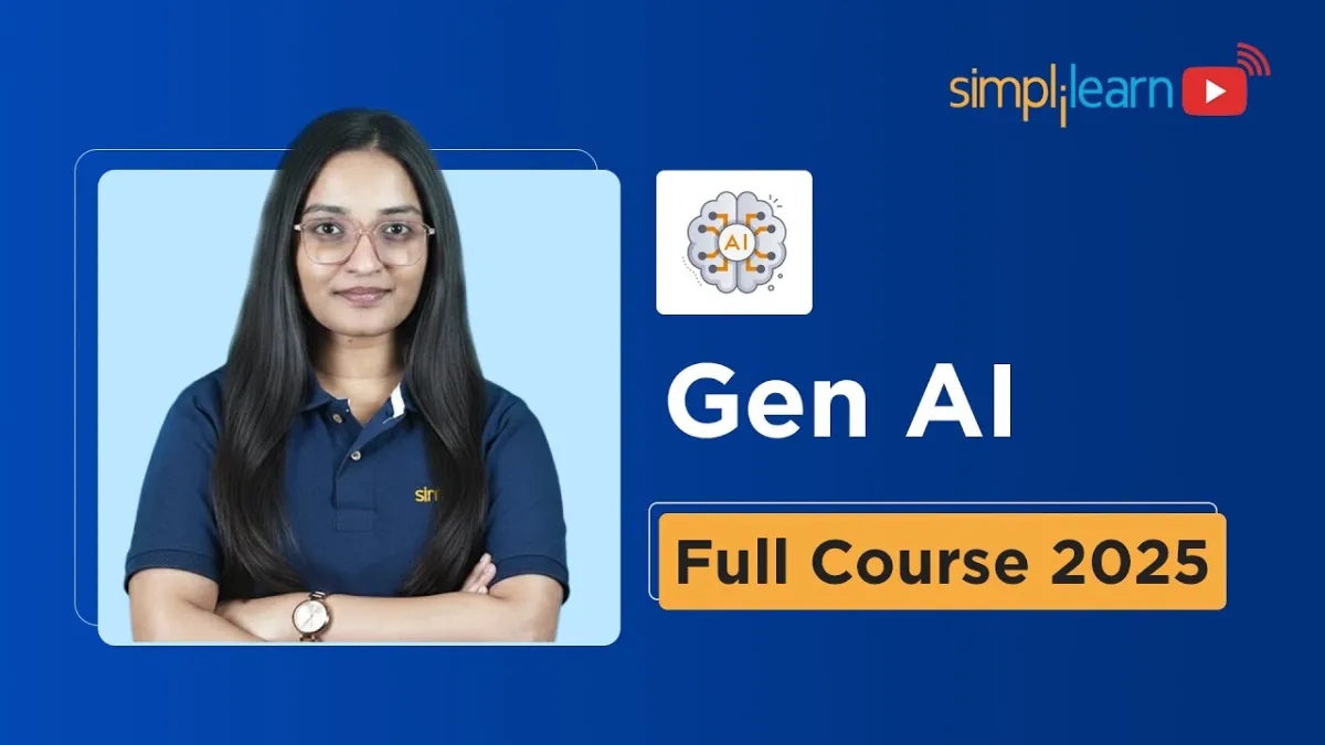 🇺🇸 Generative AI Full Course 2025 | Gen AI Tutorial For Beginners | Generative AI Course