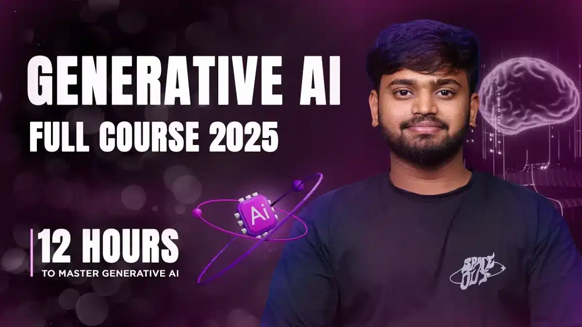🇺🇸 Generative AI Full Course (2025) | Gen AI Complete Course – FS Academy