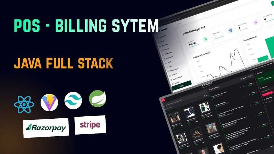 🇺🇸 Enterprise Level SaaS Multi-Tenant POS Application | Java Spring Boot, React, Redux Full Course