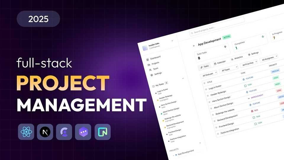 🇺🇸 Build and Deploy Full Stack Project Management App using React js | PERN Stack Project 2025