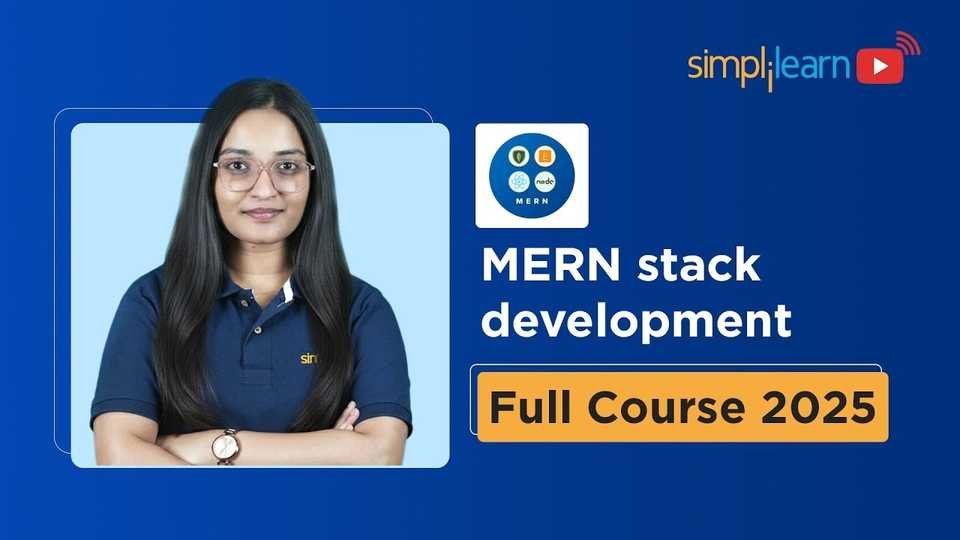 🇺🇸 MERN Stack Development Full Course 2025 | Web Development Tutorial For Beginners | Simplilearn