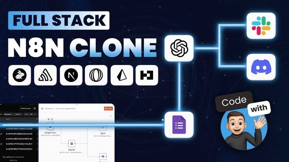 🇺🇸 Build and Deploy an N8N & Zapier Clone | Next.js 15,React,Better Auth,Polar | Full Course 2025