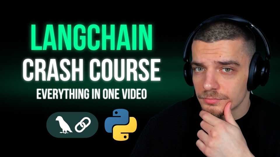 🇺🇸 LangChain Full Crash Course – AI Agents in Python