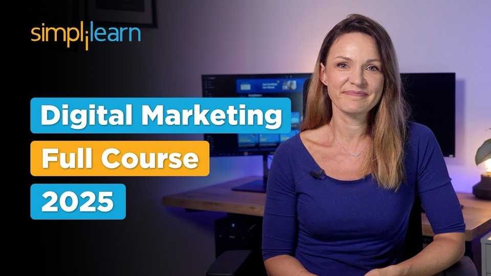 🇺🇸 Digital Marketing Full Course 2025 | Digital Marketing Tutorial | Digital Marketing | Simplilearn