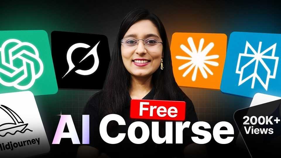 🇮🇳 Artificial Intelligence Full Course (Free) | Master AI Tools & Core Concepts