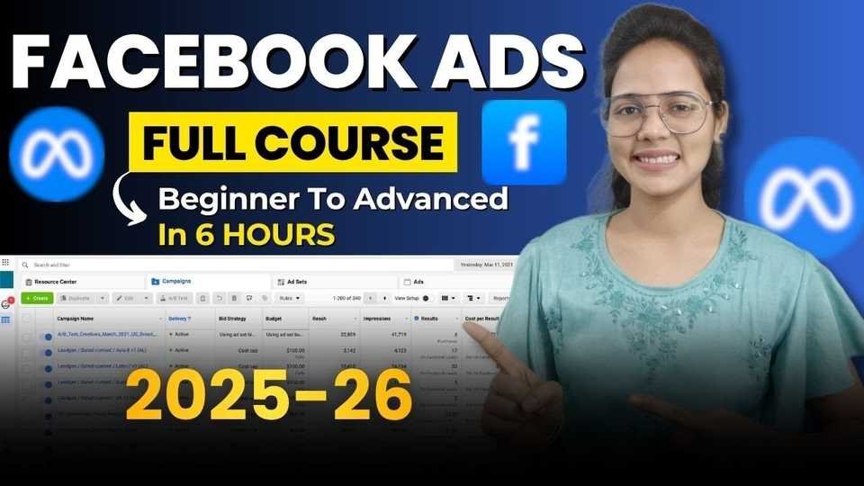 🇮🇳 Facebook Ads Full Course 2025 | Complete Step-by-Step Course for Beginners (Live Examples)