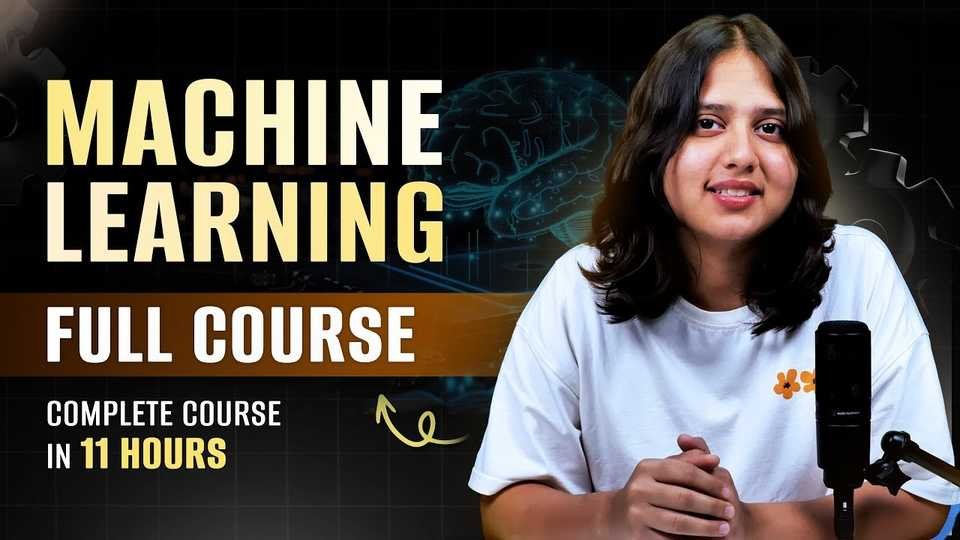 🇺🇸 Machine Learning Full Course FREE (2026) | Machine Learning Course For Beginners