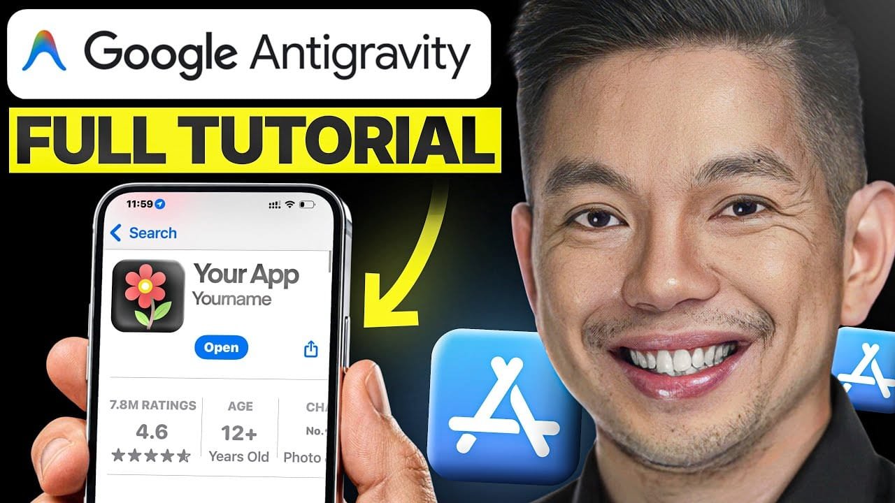 🇺🇸 Google Antigravity – Full Tutorial 2026: How To Build an App