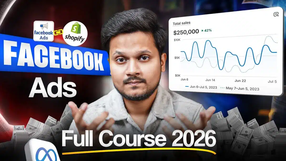 🇮🇳 Facebook Ads Full Course 2026 – From Zero to Profitable Dropshipping 
