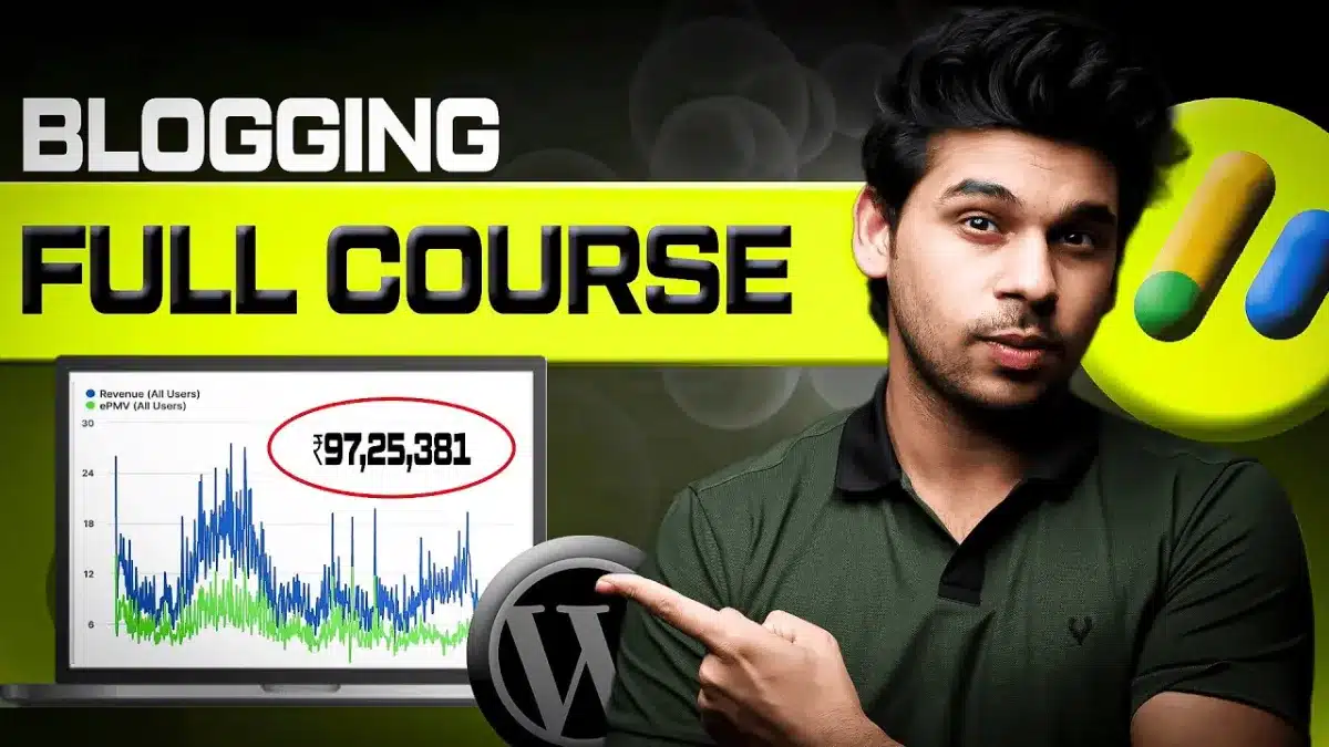 🇮🇳 FULL Blogging Course (A to Z): How To Start A Blog in 2026