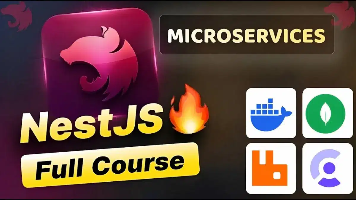 🇺🇸 NestJS Microservices Full Course | Nest JS, Clerk, Docker, RabbitMQ, MongoDB, Hostinger