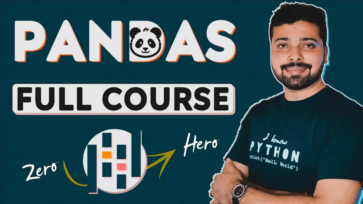 🇺🇸 Complete Python Pandas Data Science Tutorial