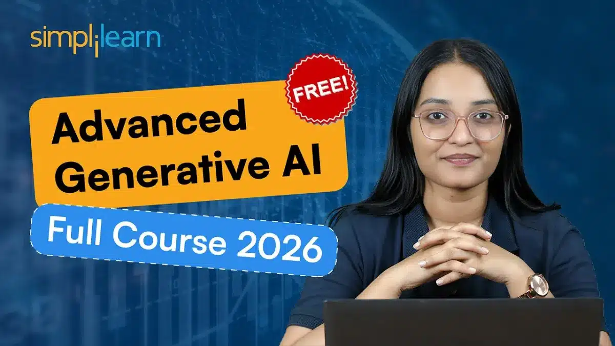 🇺🇸 Advanced Generative AI Full Course 2026 [FREE] | Generative AI Tutorial For Beginners 