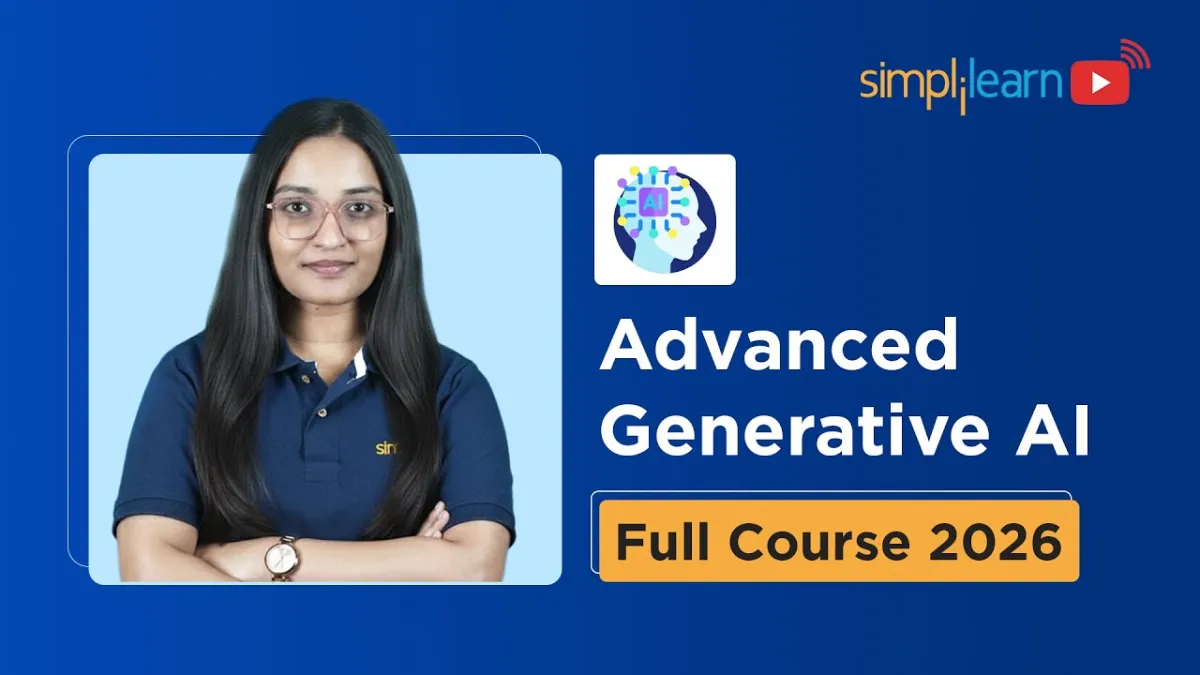 🇺🇸 Advanced Generative AI Full Course 2026 | Generative AI Tutorial For Beginners