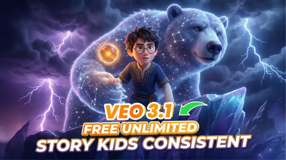 🇺🇸 Full Course – How to Create 3D Animation Story AI For Kids Consistent Character with Veo 3.1 Free
