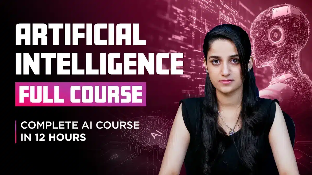 🇺🇸 Artificial Intelligence Full Course 2026 | Complete AI Course For Free