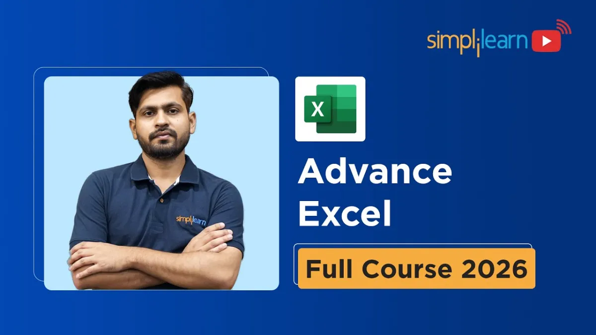 🇺🇸 Advance Excel Full Course 2026 [FREE] | Advance Excel Tutorial | Advance Excel Course