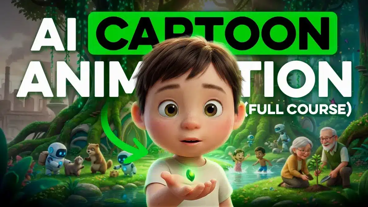 🇺🇸 How to Make Animated Cartoon videos with AI (Full Course)