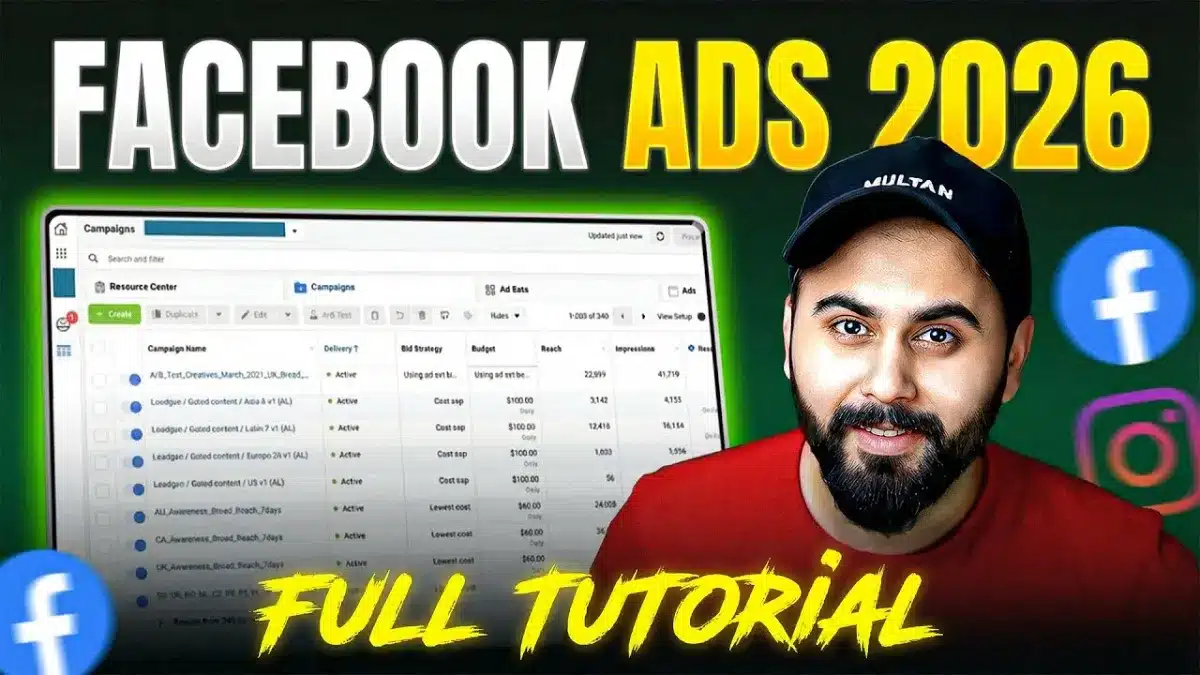 🇮🇳 Facebook Ads Full Course 2026 | Complete Facebook Ads from Beginners to Advance