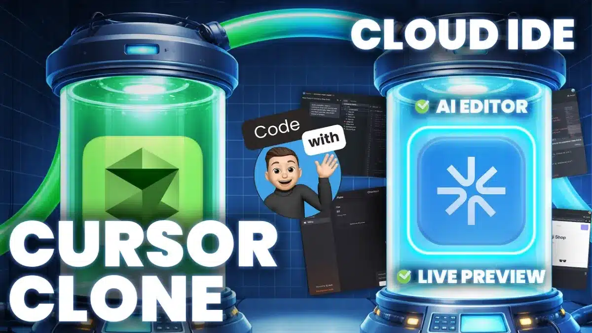 🇺🇸 Build and Deploy a Cursor Clone with AI Agent | Next.js 16 Full Course