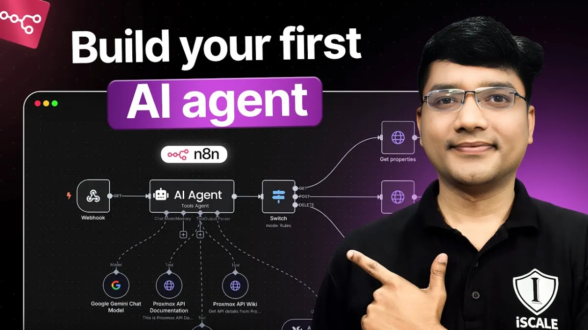 🇮🇳 Build Your First AI Agent Using n8n — No Code!