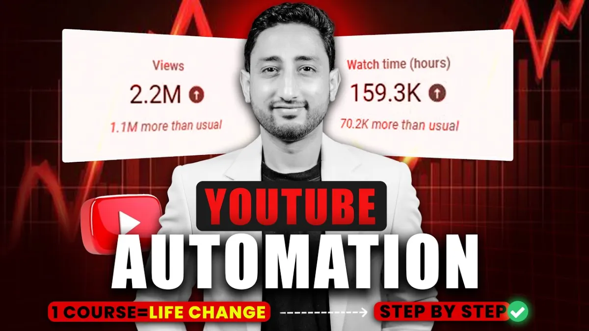 🇮🇳 YouTube Automation Full Course | Step-by-Step Guide for Beginners (A to Z)
