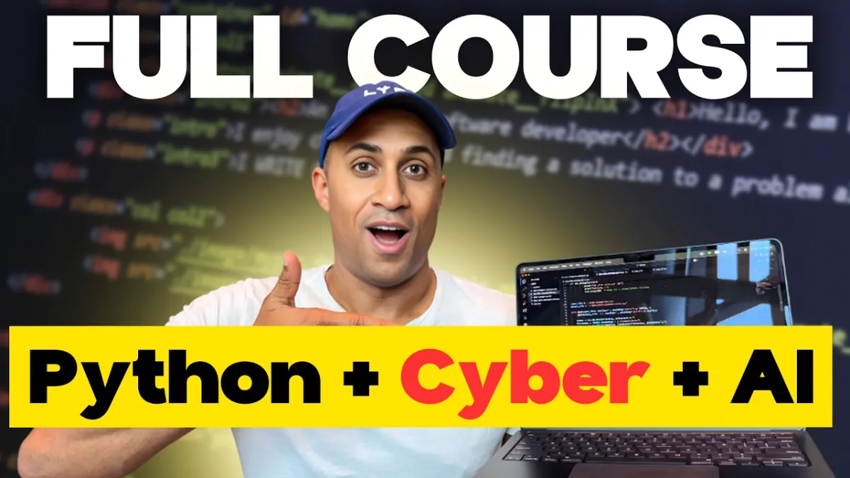 🇺🇸 Cybersecurity, Python, & Threat Hunting w/Agentic AI (Full Course)